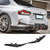 2022+ BMW G42 M240i Carbon Fiber SQ Style Rear Lower Splitter
