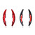 BMW M2 M3 M4 M5 M6 X5M X6M Carbon Fiber Paddle Extensions Shifters (Black/Red)