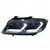 2005-2012 BMW 3 Series E90 G Style Dual Color DRL LED Headlights