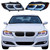 2005-2012 BMW 3 Series E90 G Style Tri-Color DRL LED Headlights