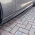 BMW F30 Gloss Black M Performance Style Side Skirt Extensions