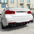 BMW F30 3 Series Gloss Black Performance Style Diffuser with LED Brake Light
