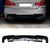 BMW F10 5 Series Gloss Black M Tech Style Rear Diffuser (Dual Exhaust)
