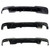 BMW F10 5 Series Gloss Black M Tech Style Rear Diffuser (Quad Exhaust)