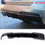 BMW F10 5 Series Gloss Black M Tech Style Rear Diffuser (Quad Exhaust)