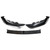 2021-2023 BMW G30 5 Series Gloss Black AC Style 3 Piece Front Lip Set