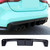 BMW G80/G82/G83 M3 M4 Gloss Black OEM Style Diffuser