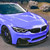 BMW M3 M4 F80/F82 Gloss Black M Performance Style 3 Piece Front Lip Set