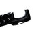 2018-2021 BMW X3 (G01) Gloss Black Competition Style Rear Diffuser