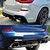 2018-2021 BMW X3 (G01) Gloss Black Competition Style Rear Diffuser