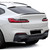 2019-2021 BMW X4 (G02) Gloss Black M Style Rear Diffuser & Quad Exhaust Tips Kit