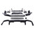 2019-2021 BMW X4 (G02) Gloss Black M Style Rear Diffuser & Quad Exhaust Tips Kit