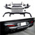 2019-2021 BMW X4 (G02) Gloss Black M Style Rear Diffuser & Quad Exhaust Tips Kit