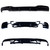 BMW 3 Series (E90) Gloss Black M Tech Style Rear Diffuser