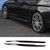 BMW G30 5 Series Gloss Black M Performance Style Side Skirt Add-on Lip Extensions