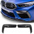 BMW M8 (F91/F92/F93) Carbon Fiber OEM Style Front Bumper Upper Canards