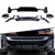 2023+ BMW G20 330i/M340i 3 Series LCI Gloss Black M Tech Style Diffuser + Exhaust Tips Set