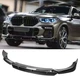 2020-2023 BMW X6 (G06) M Sport Carbon Fiber M Performance Style Front Lip & Splitters Set
