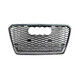 2012-2015 Audi RS7 Honeycomb Grille with Quattro in Lower Mesh | C7 A7/S7