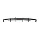 2016-2018 Audi A7 S7 Carbon Fiber KB Style Rear Diffuser with LED | C7.5