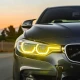 2016-2018 BMW 330i 340i F30 CSL Style Yellow DRL LED Headlight - Monaco Motorsports