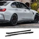 BMW G80/G82/G83 M3 M4 Carbon Fiber SQ Style Side Skirt Add-on Lip Extensions