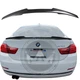 BMW 4 Series Gran Coupe F36 Carbon Fiber M4 Style Trunk Spoiler