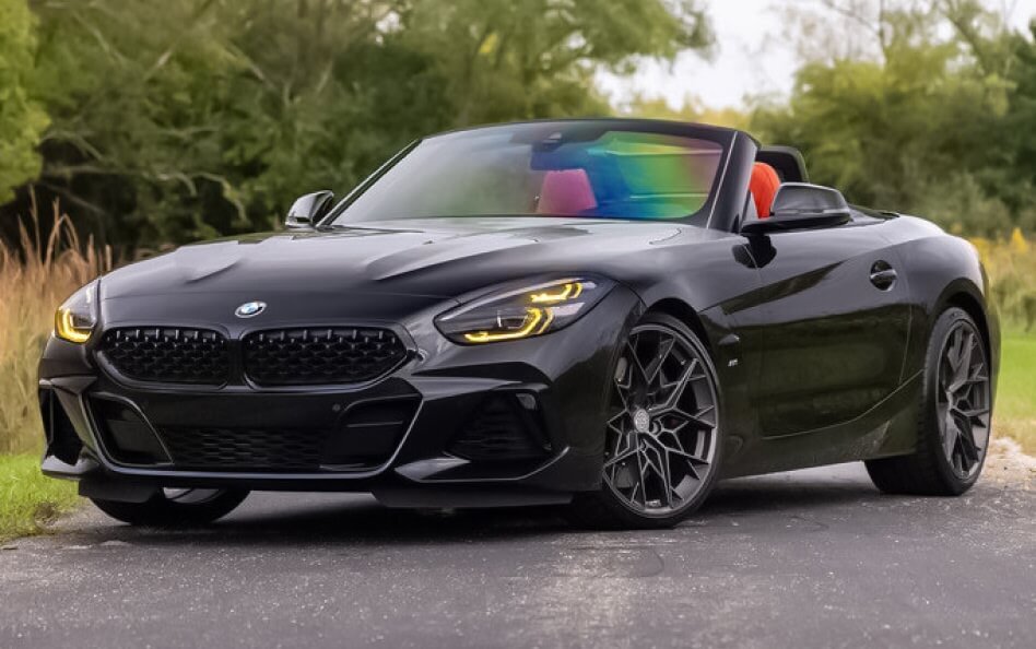 Black BMW Z4