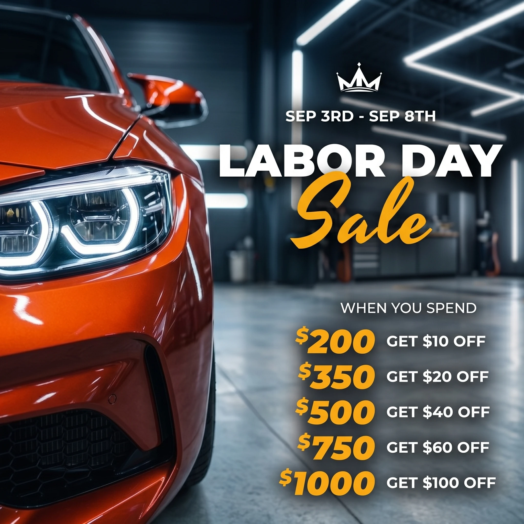 Monaco Motor Sports Labor Day Sale