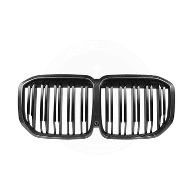 X7 G07 LCI Single Slat Dry Carbon Fiber Grill