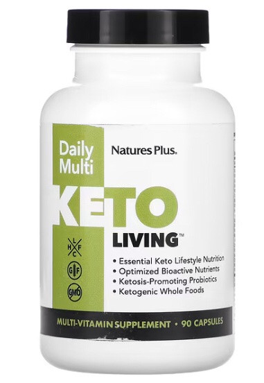 Nature's Plus Keto Living Daily Multi 90 Capsules