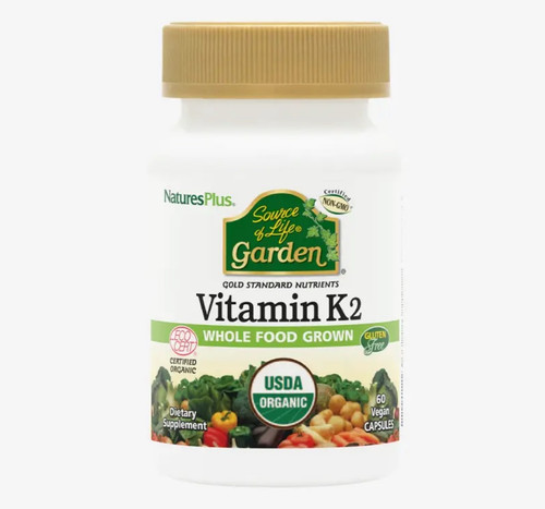 Nature's Plus Source Of Life Garden Vitamin K2 120mg 60 Caps