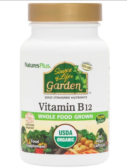 Nature's Plus Source of Life Garden Vitamin B12 60 vegan caps