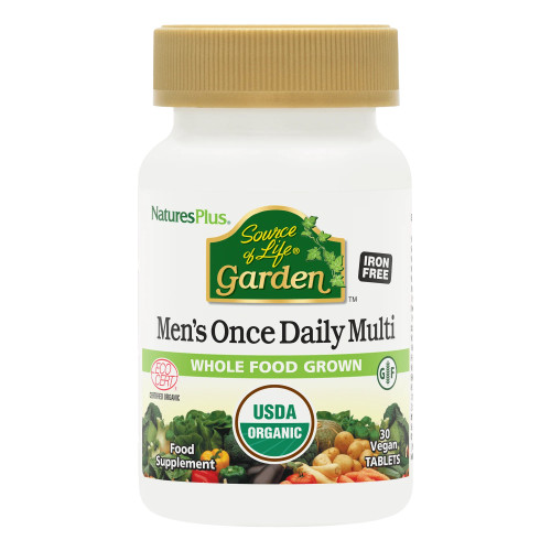 NaturesPlus Source of life Men’s Once Daily Multi 30 Vegan Tabs