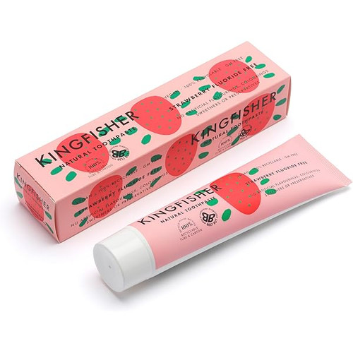 Kingfisher Natural Strawberry Fluoride-Free Children’s Toothpaste 100ml