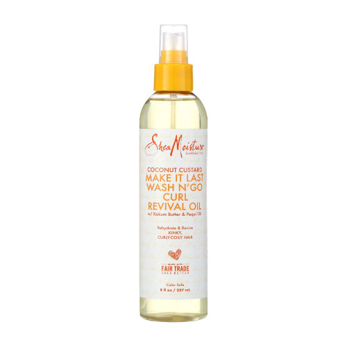 Shea Moisture Coconut Custard Make it Last n’Go Curl Revival Oil