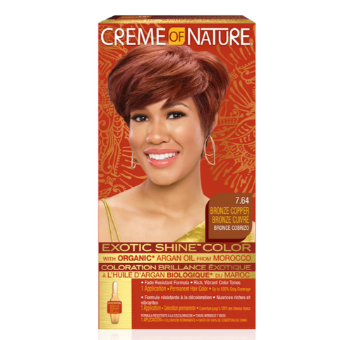Creme of Nature Exotic Shine Colour 7.64 Bronze Copper Permanent Hair dye