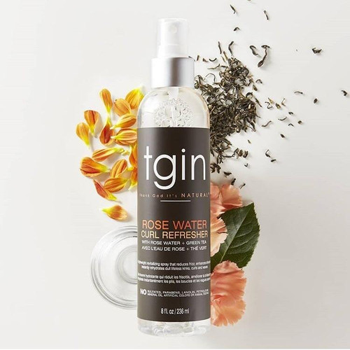 Tgin Rose Water Curl Refresher 236ml
