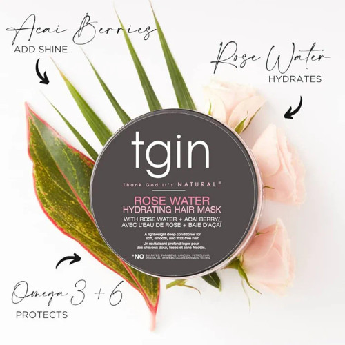 TGIN Rose Water Hydrating Hair Mask 340g