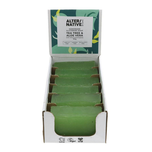 Alter Native Tea Tree & Aloe Vera Glycerine Loose Soap 90g