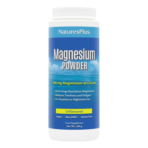 NaturesPlus Magnesium Powder Unflavoured 360g
