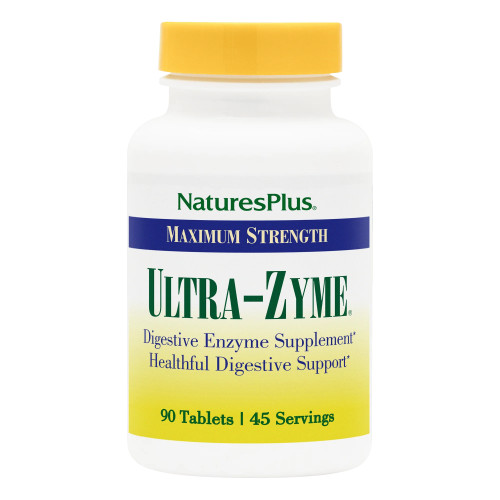 NaturesPlus Ultra-Zyme Digestive Enzymes Supplement 90 Tablets