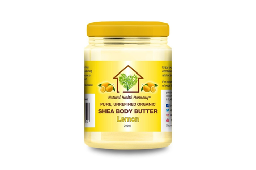 Natural Health Harmony Lemon Shea Butter 200ml