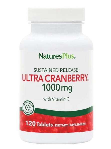 Nature's Plus Sustained Release Ultra Cranberry 1000mg Tabs 120