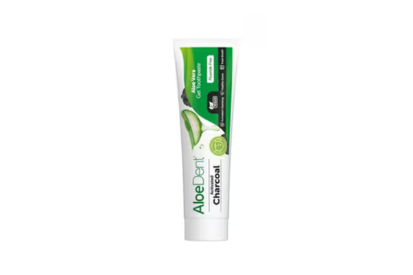 AloeDent Activated Charcoal Fluoride-Free Toothpaste 100ml