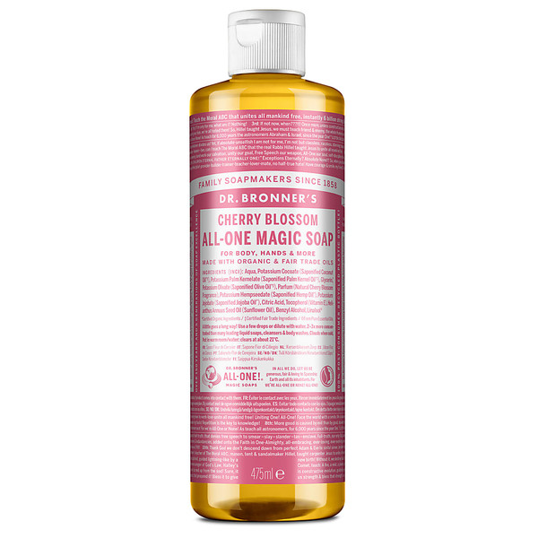 Dr Bronners All-One Magic Cherry Blossom Soap 475ml