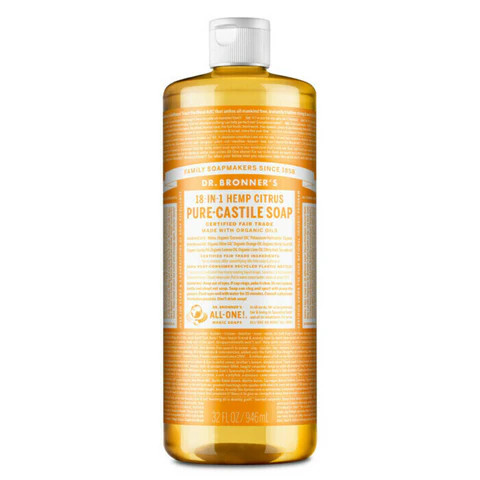 Dr Bronner’s Dr Bronners 18-in1 Citrus-orange Pure Castile Soap 237 ml