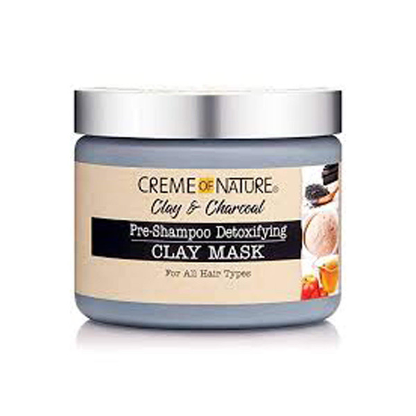 Creme of Nature Clay & Charcoal Pre - Shampoo Detoxifying Clay Mask