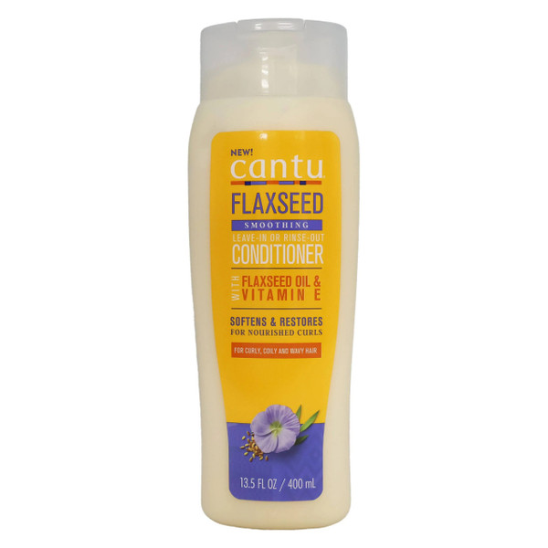 Cantu Flaxseed Smoothing Leave-in OR Rinse out Conditioner 400 ml