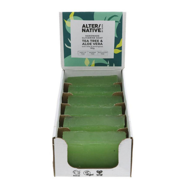 Alter Native Tea Tree & Aloe Vera Glycerine Loose Soap 90g